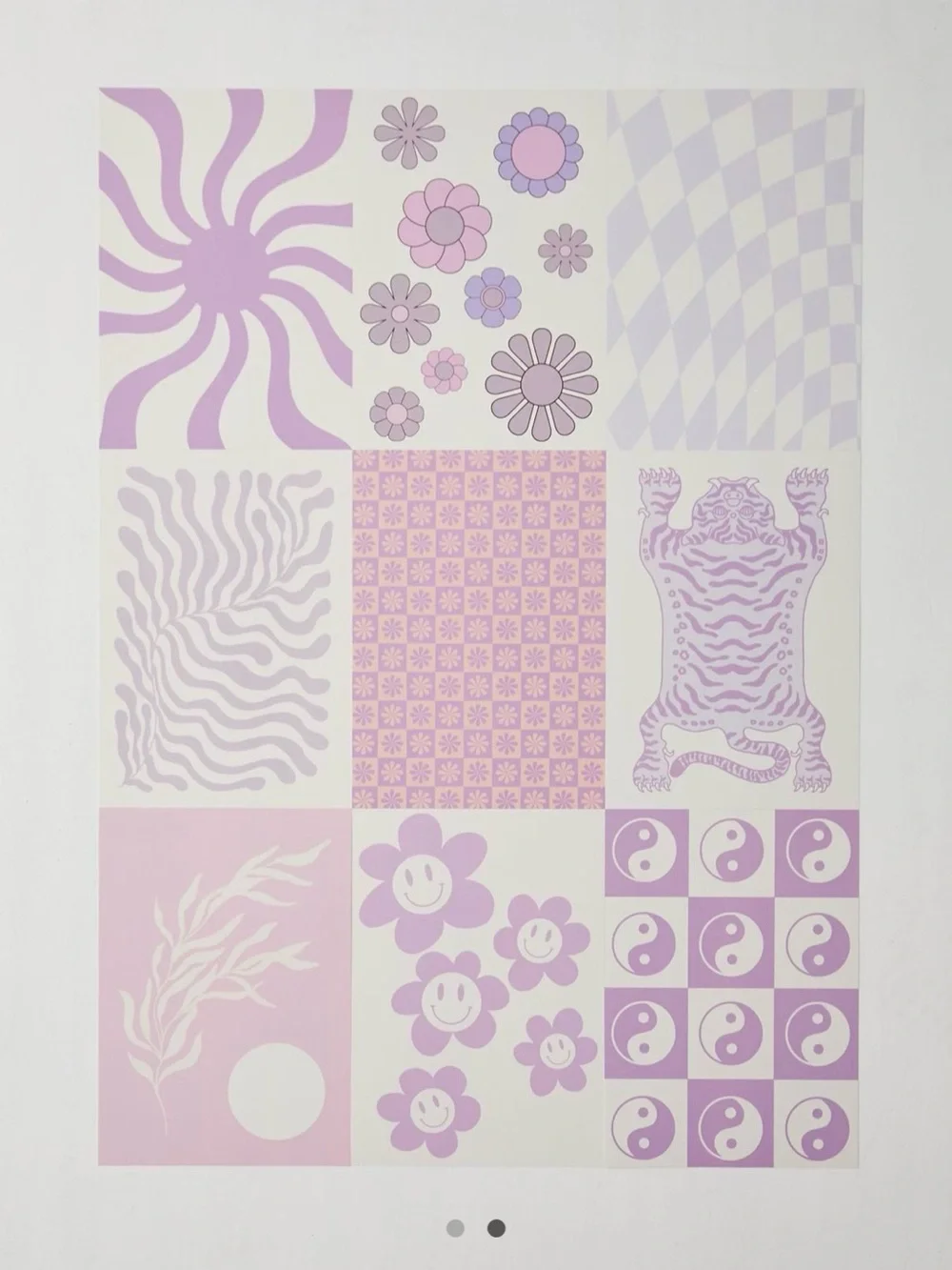Purple Collage Kit – Create Your Own Wall Collage